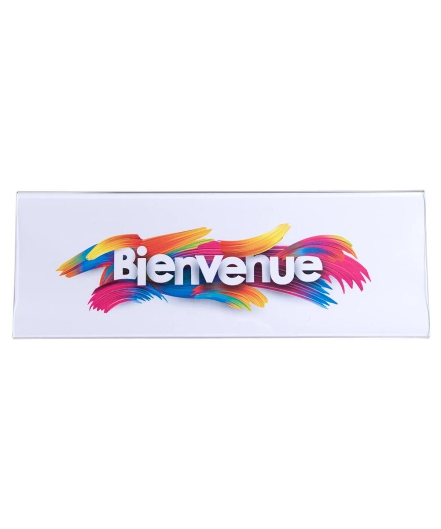 Lot de 5 porte-noms 300x105mm (A4 plié)