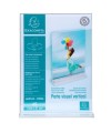 Porte-visuel droit vertical A5 cristal