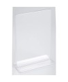 Porte-visuel droit vertical A6 cristal