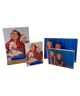 Porte-visuel droit vertical A6 cristal