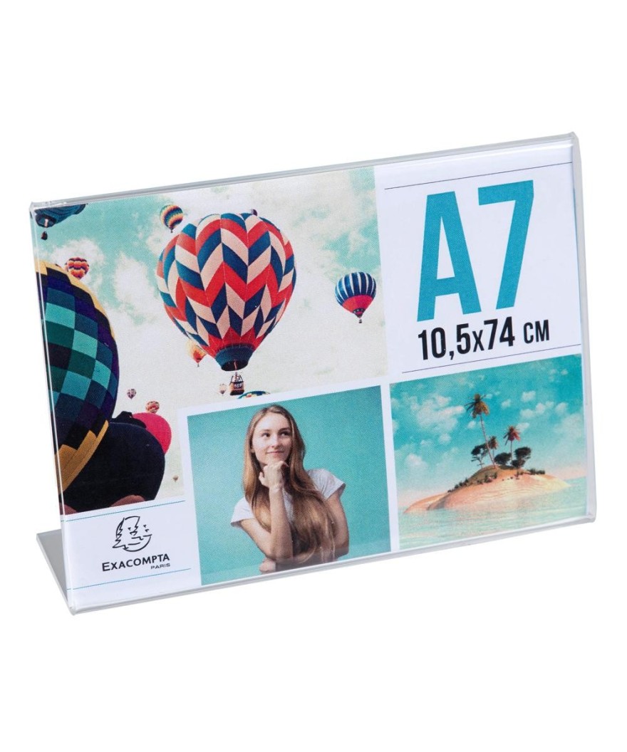 Lot de 10 porte-étiquettes 105x74 horizo