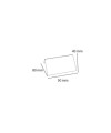 Porte-carte clip taille S (largeur 50mm)