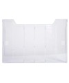 Elément simple trieur A4 horiz cristal
