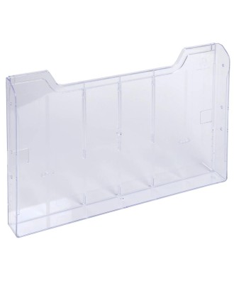 Elément simple trieur A4 horiz cristal