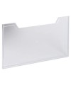 Plaque recouv. trieur A4 horiz cristal