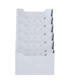 Trieur A4 horiz monté 6 cases gris lum