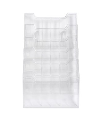 Trieur A4 horiz monté 6 cases cristal