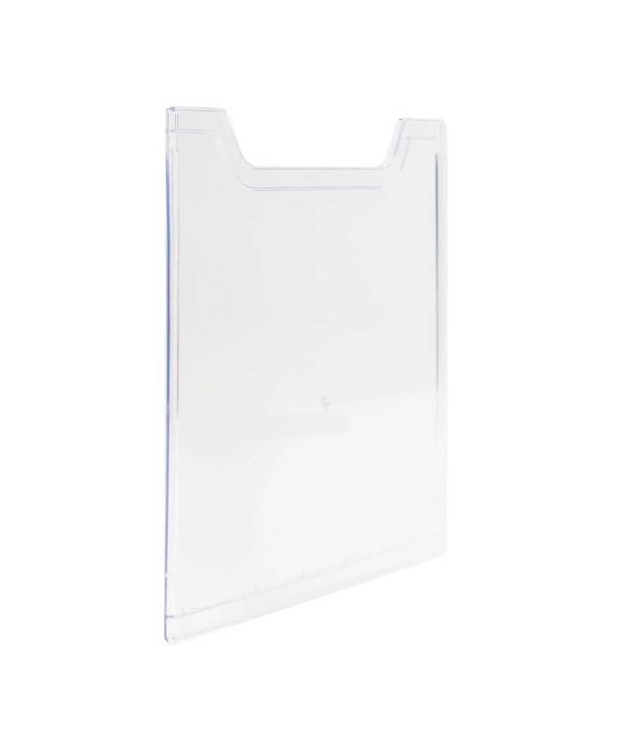 Plaque recouv. trieur A4 vertic cristal