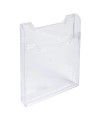 Box mural 1 case A4 vertical cristal