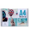 Box mural A4 horizontal cristal