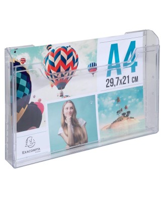 Box mural A4 horizontal cristal