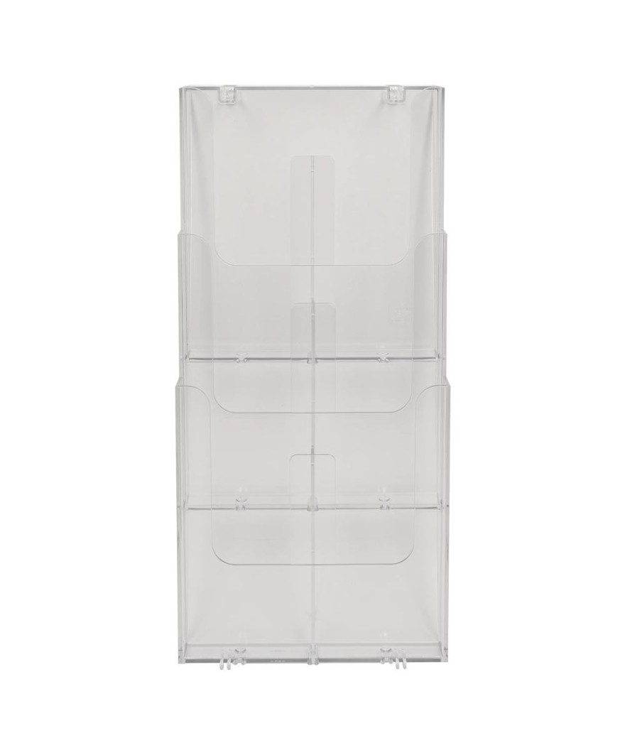 Trieur mural A4 vertical (3) cristal