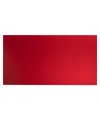 Sous-main souple PU 35x60cm noir/rouge