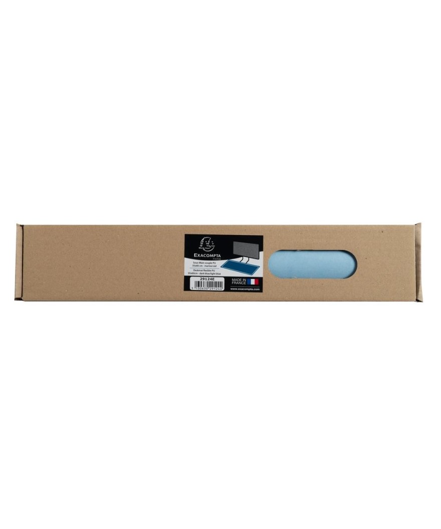 Sous-main souple PU 35x60cm marine/ciel