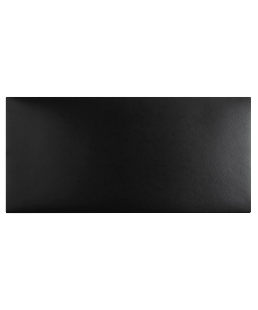 Sous-main souple PU 40x80cm noir/rouge