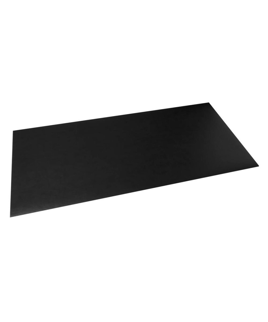 Sous-main souple PU 40x80cm noir/rouge