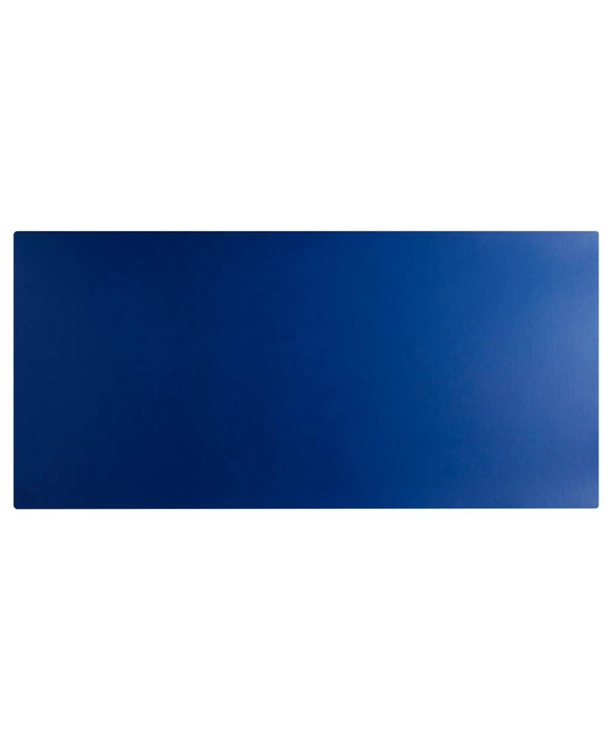 Sous-Main PU Bleu clair/Marine 40x80cm