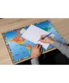 Sous-main rigide PVC 37,5x57,5cm Monde