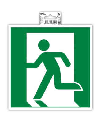 Panneau adhésif évacuation gauche 20cm