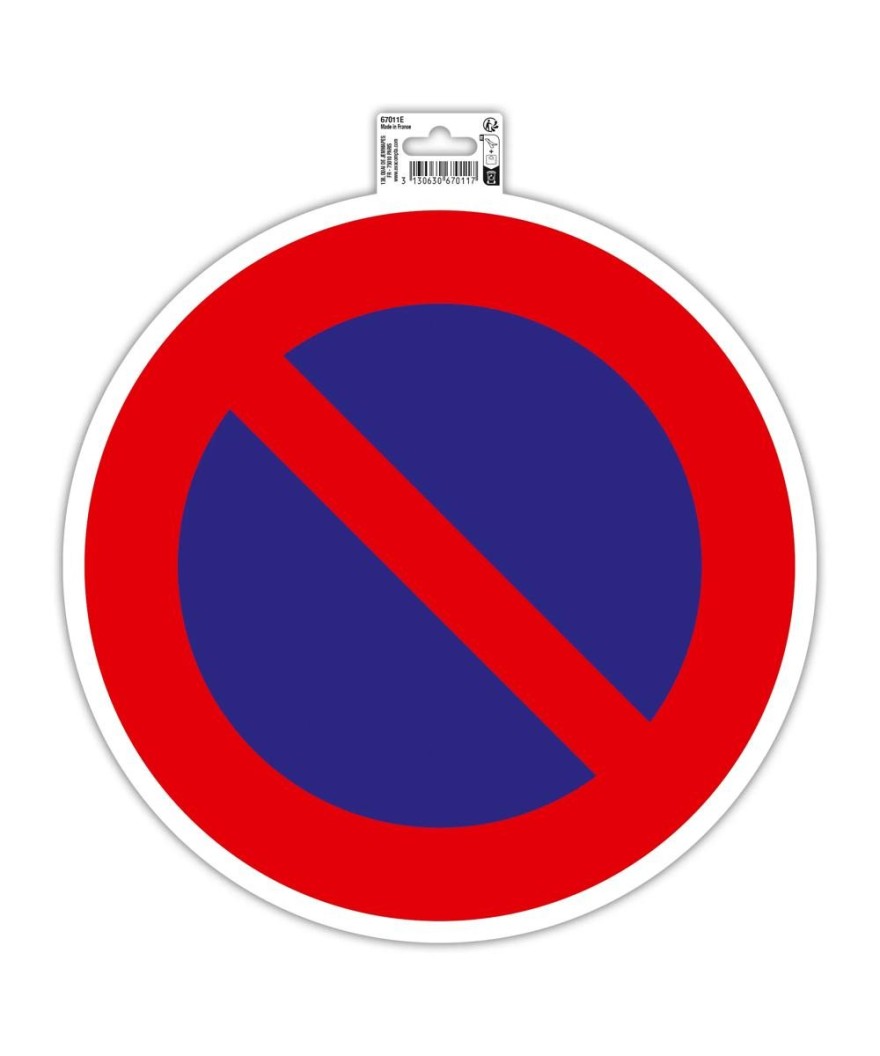 Pann. adh. interdiction stationner 30cm