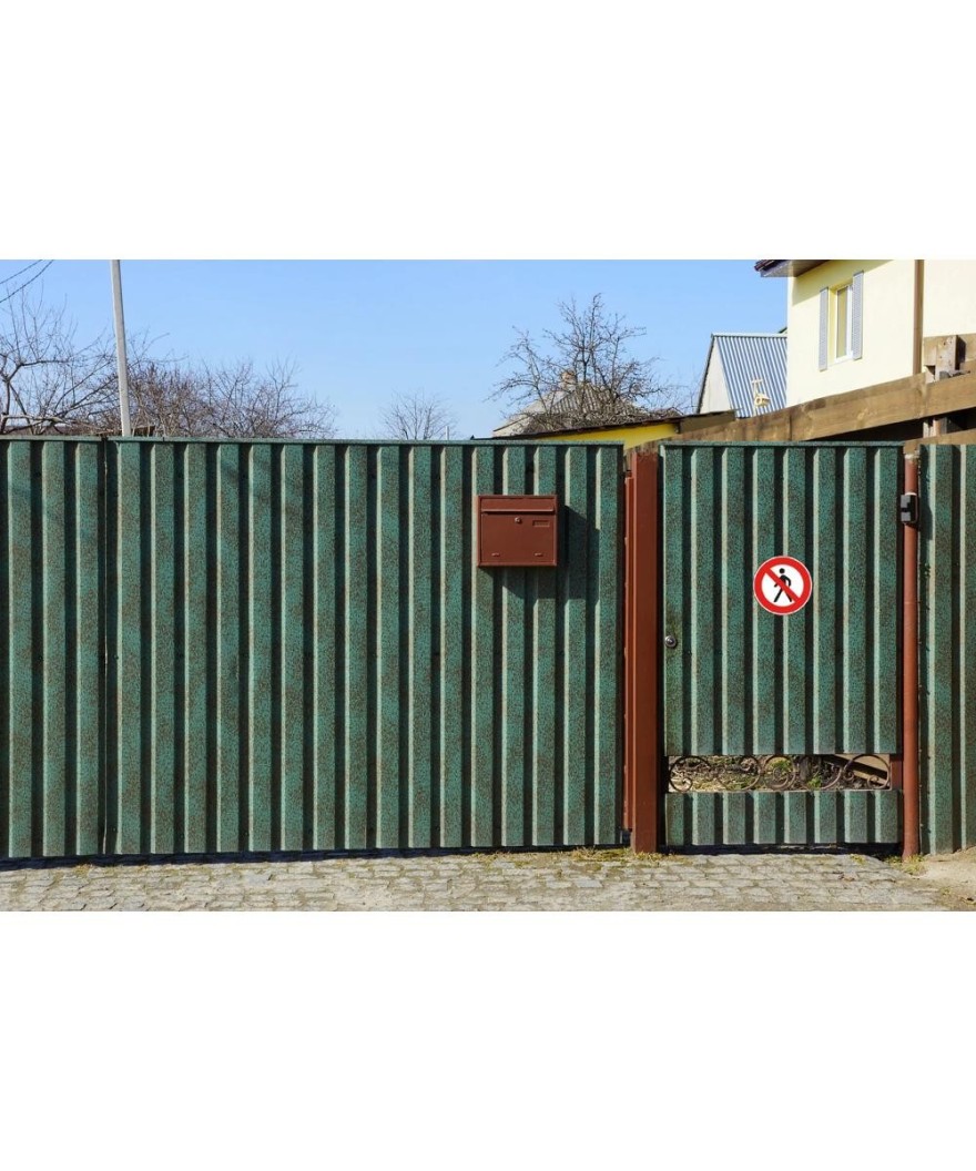 Pann adh. interdit marcher/circuler 20cm
