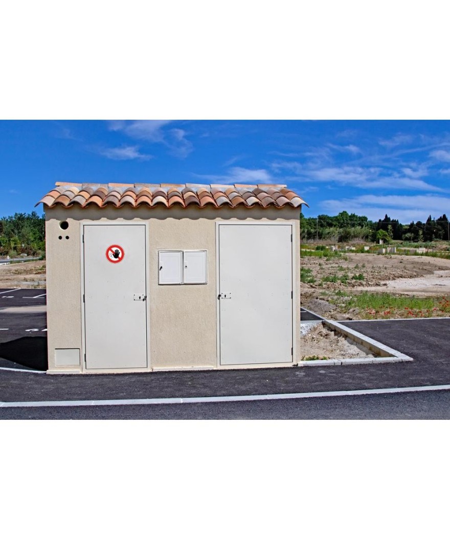 Panneau adhésif accès interdit 20cm