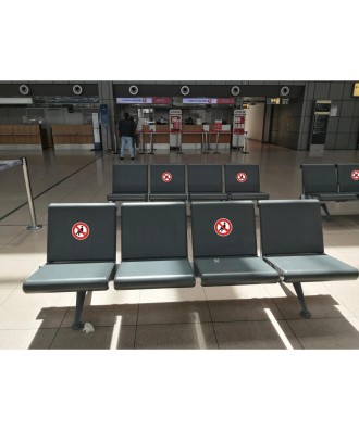 Pann. adhésif interdit de s'assoir 10cm