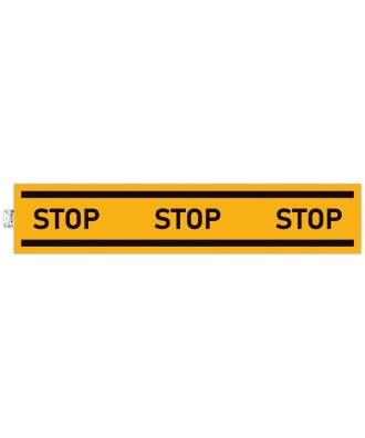 Pann. adhésif obligation stop jaune 1m