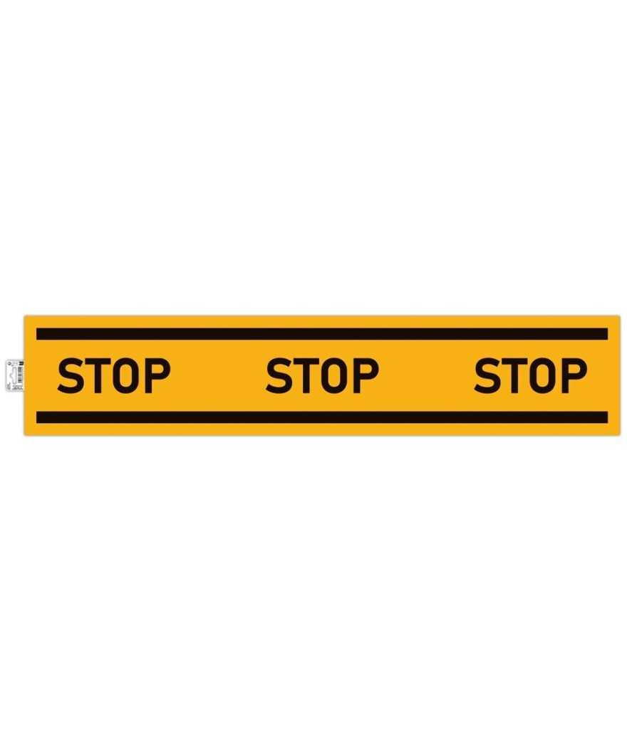 Pann. adhésif obligation stop jaune 1m