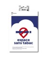 Panneau PVC adh. Espace sans tabac A5 FR