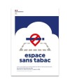 Panneau Espace sans tabac - abords A4 FR