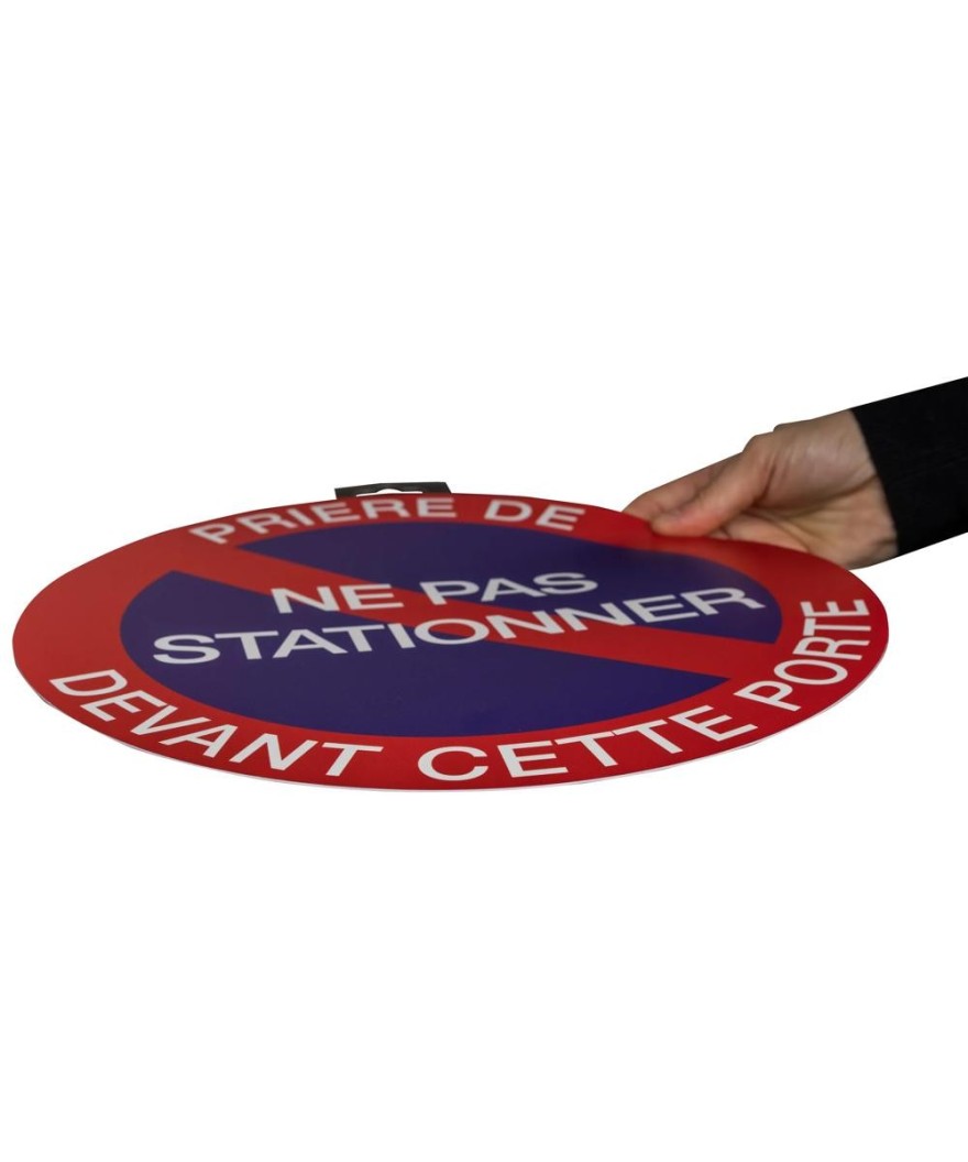 Panneau ne pas stationner 30 cm FR