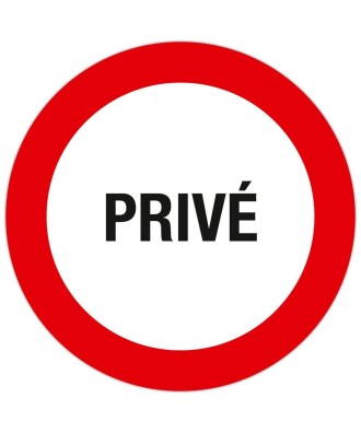 Panneau Privé  30 cm FR