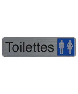 Plaque adhésive Toilettes dame/homme FR