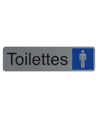 Plaque  adhésive Toilettes homme FR