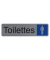 Plaque  adhésive Toilettes homme FR