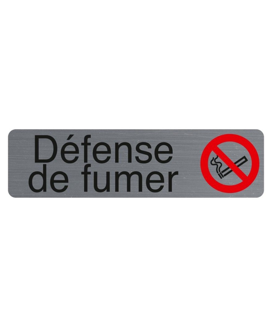 Plaque adhésive Défenser de fumer FR