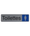 Plaque adhésive Toilettes dame FR