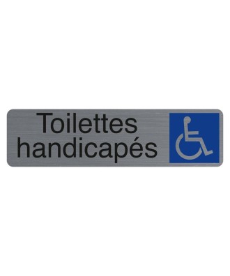 Plaque adhésive Toilettes handicapés FR