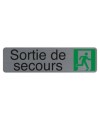 Plaque adhésive Sortie de secours FR