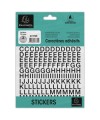 Pochette lettres adhésives (10 mm) noir