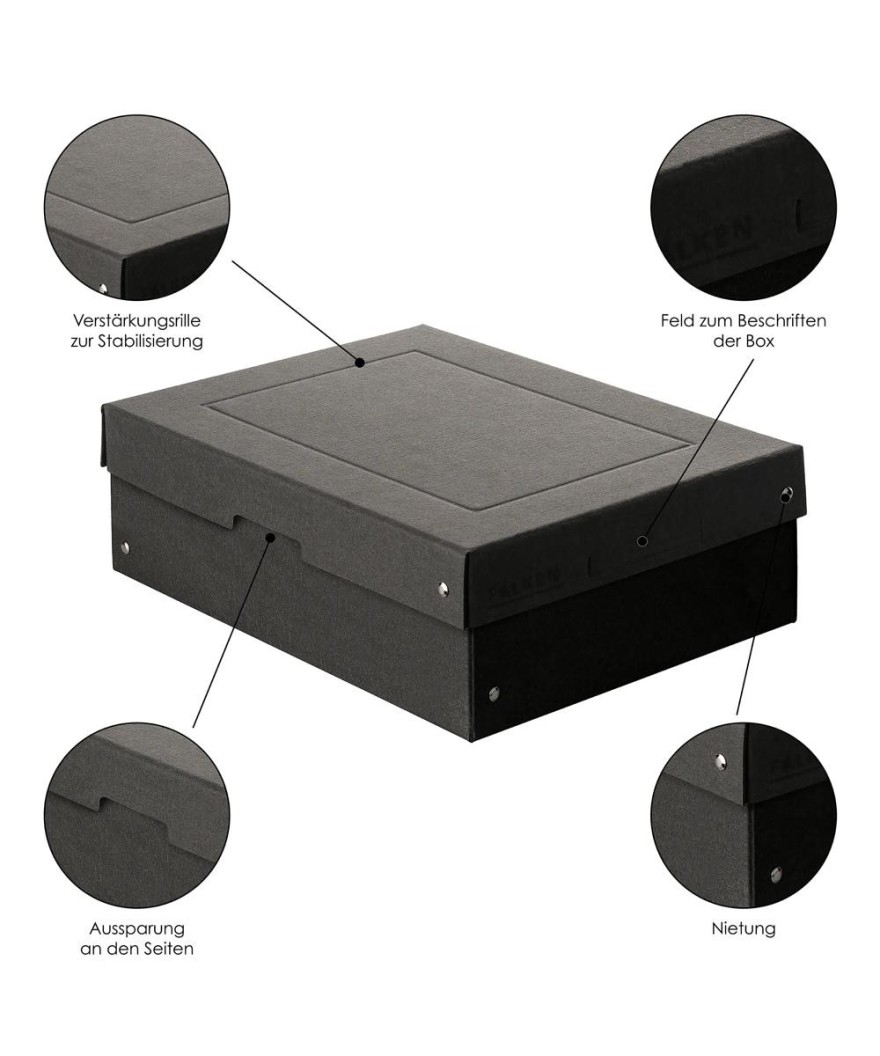 PureBox Black A4 100mm