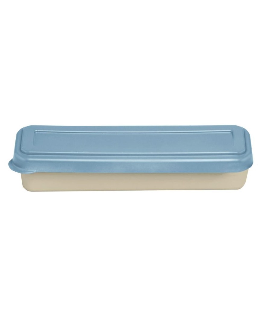 Box 3 couverts marron et couvercle gris