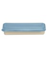 Box 3 couverts marron et couvercle gris