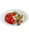 50 Assiettes, carton rond Ø 23 cm Blanc