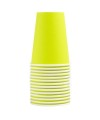 15 Gobelets carton 20cl Vert Kiwi