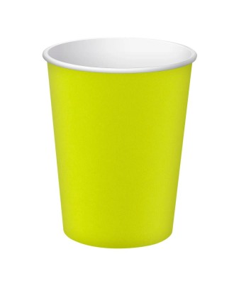 15 Gobelets carton 20cl Vert Kiwi