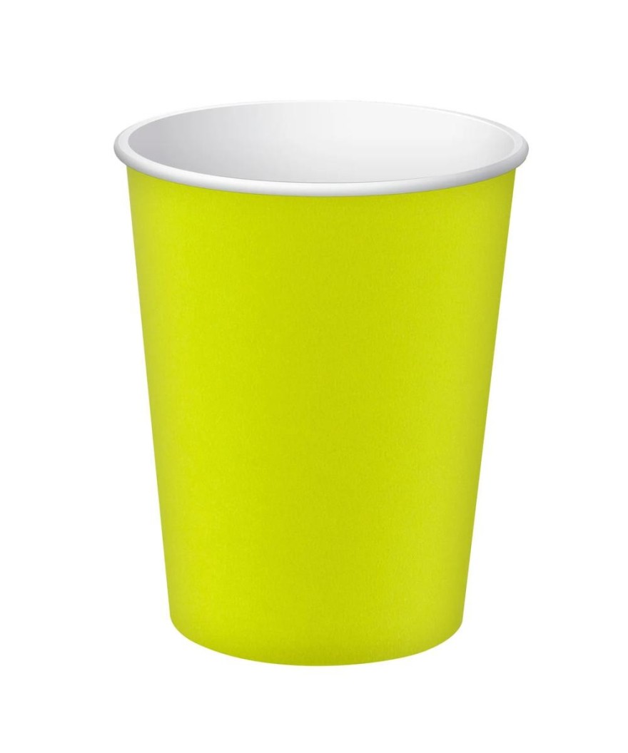 15 Gobelets carton 20cl Vert Kiwi