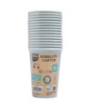 15 Gobelets carton 20cl Bleu ciel