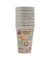 15 Gobelets carton 20cl Or